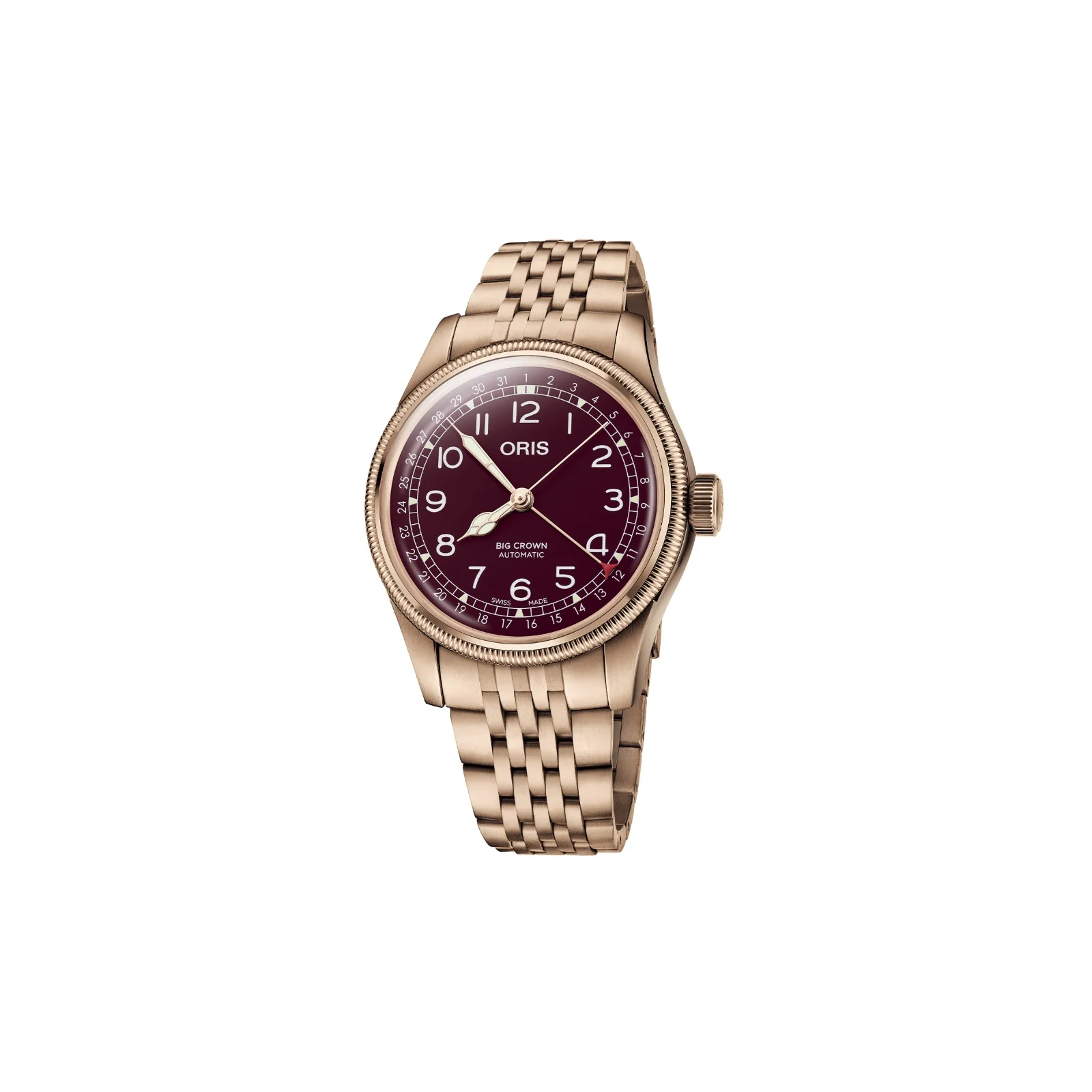 Big Crown Original Pointer Date 40 Bronze / Red / Bracelet