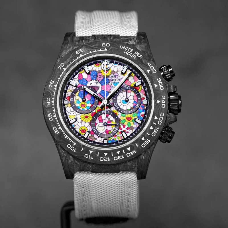NTPT Carbon Fibre Daytona Series Murakami Dial 