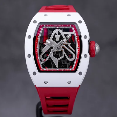 NTPT Carbon Fiber White Red Lonely Warrior