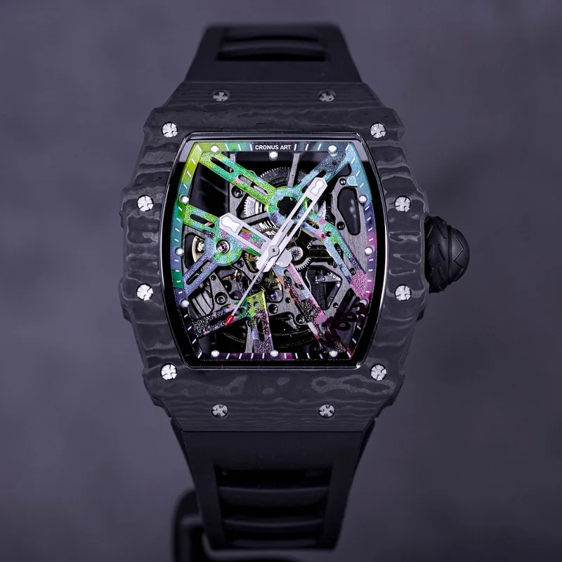 NTPT Carbon Fiber Silverstone Circuit Rainbow Skeleton
