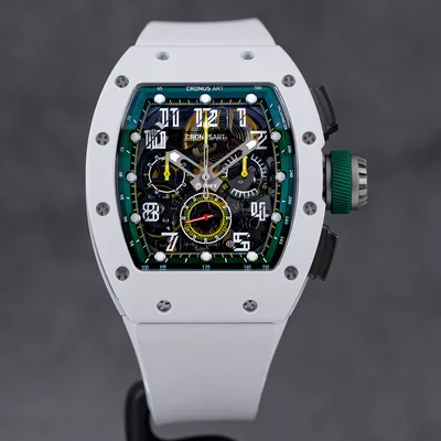 Cronus Art Track Chronograph White Carbon