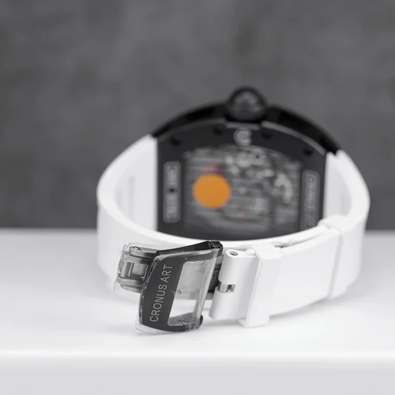 Thumb Folding Fan Black Carbon