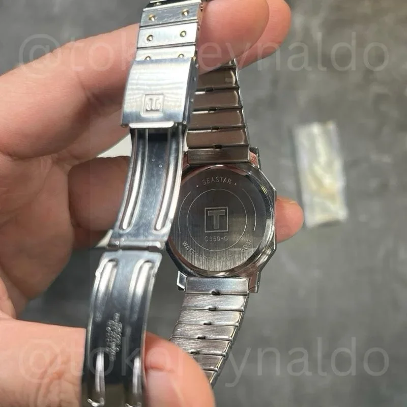 Thumb Tissot Seastar "Santos" C350-G Two-Tone White Roman Dial (LX2141)