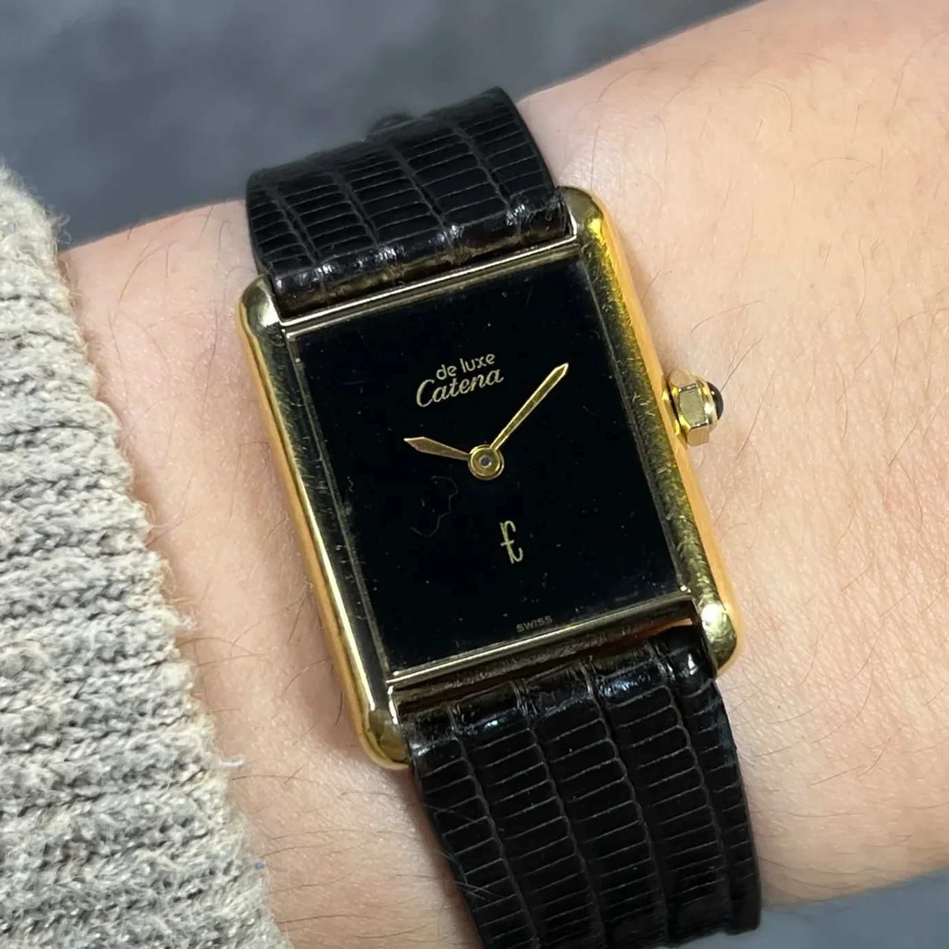 VINTAGE CATENA  DE LUXE TANK 18K