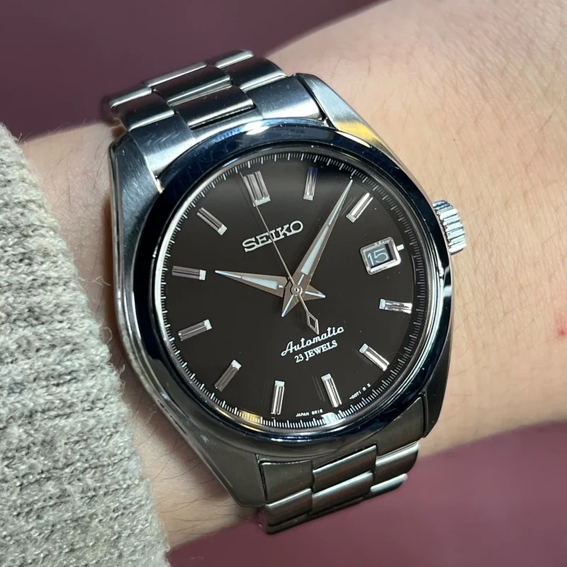 Mechanical Stainless Stainless Steel / Black / Bracelet