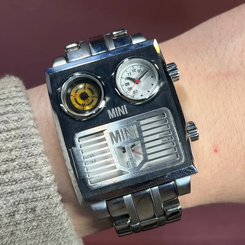 VINTAGE MINI COOPER MCA-4020 "ROBO FACE" DUAL TIME