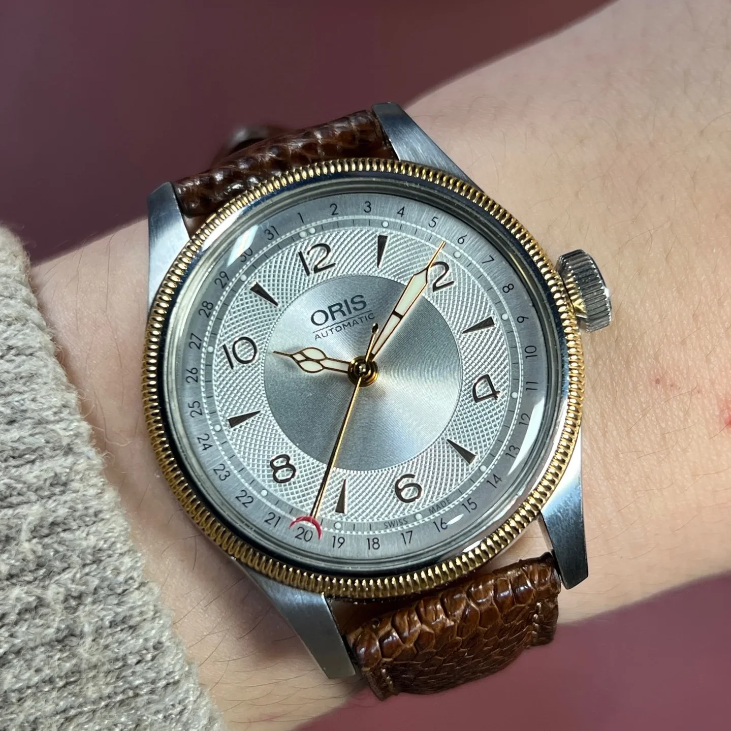 Big Crown Pointer Date 40 Stainless Steel - Rose Gold / Silver