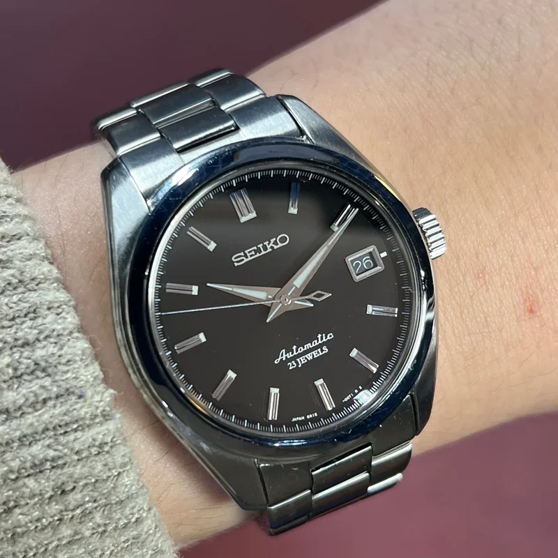 Mechanical Stainless Stainless Steel / Black / Bracelet