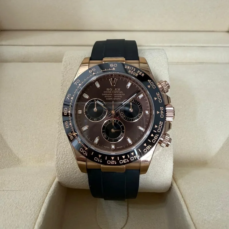 Cosmograph Daytona Everose / Cerachrom / Chocolate / Oysterflex