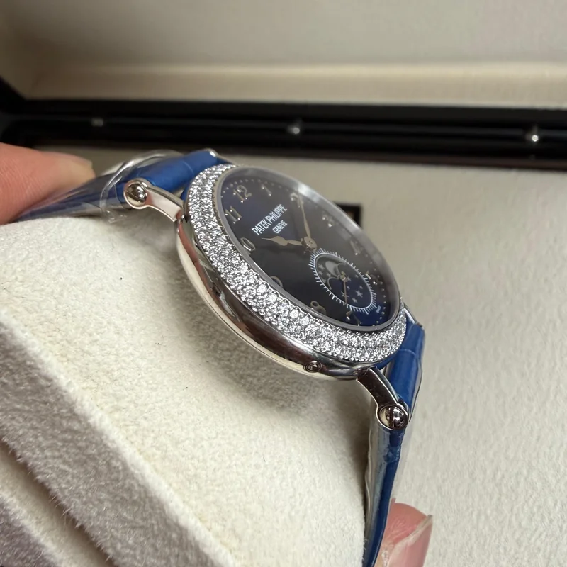 Thumb Moonphase 7121 White Gold - Diamond / Blue