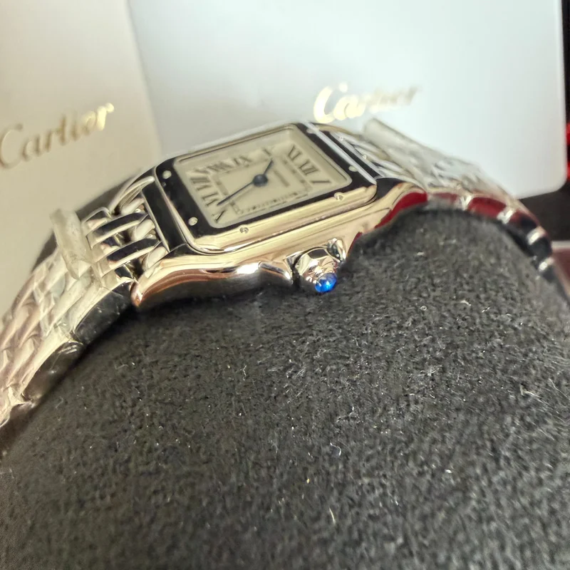 Thumb Panthere Small Stainless Steel White