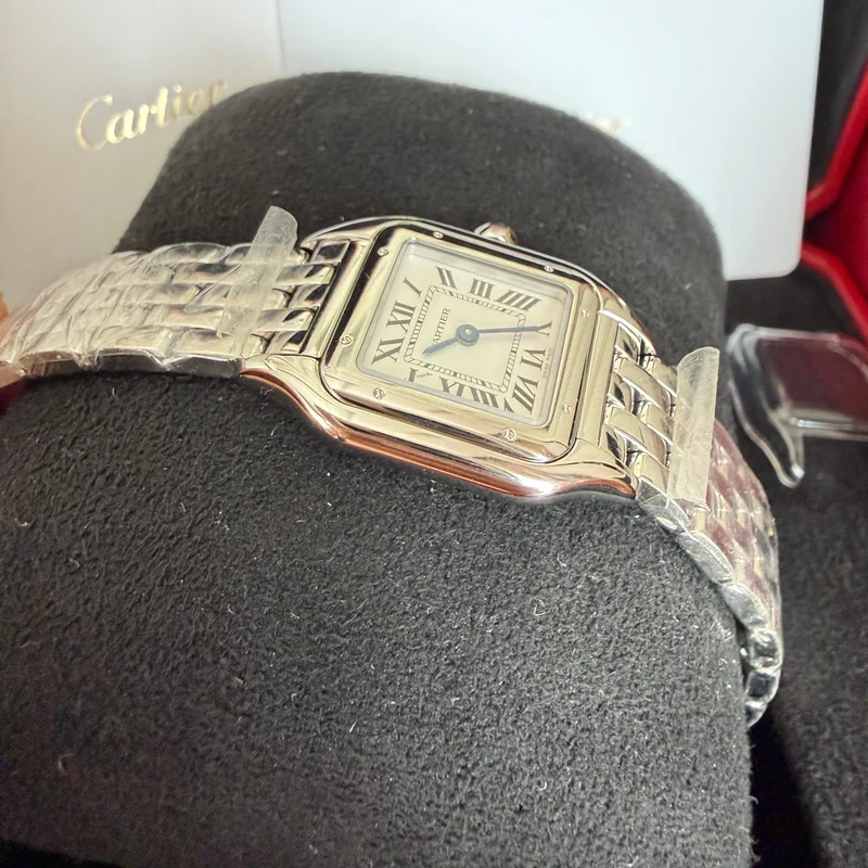 Thumb Panthere Small Stainless Steel White