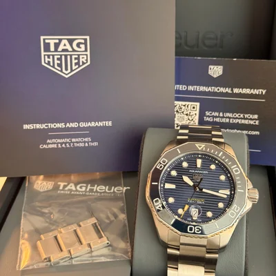 Aquaracer Professional 300 43 Stainless Steel / Blue