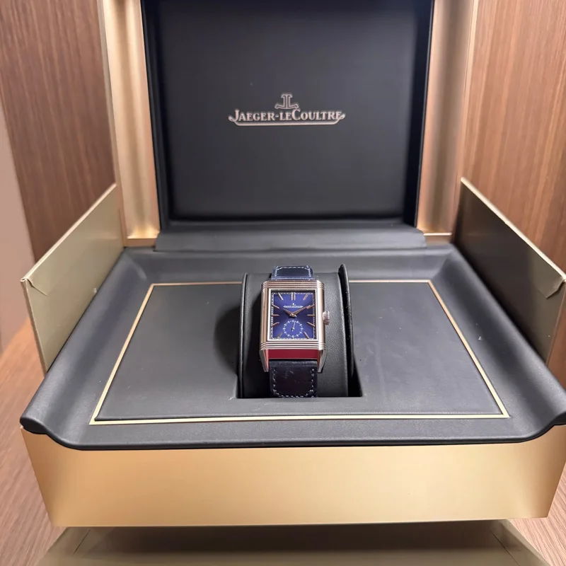 Reverso Tribute Duoface Stainless Steel / Blue / Fagliano