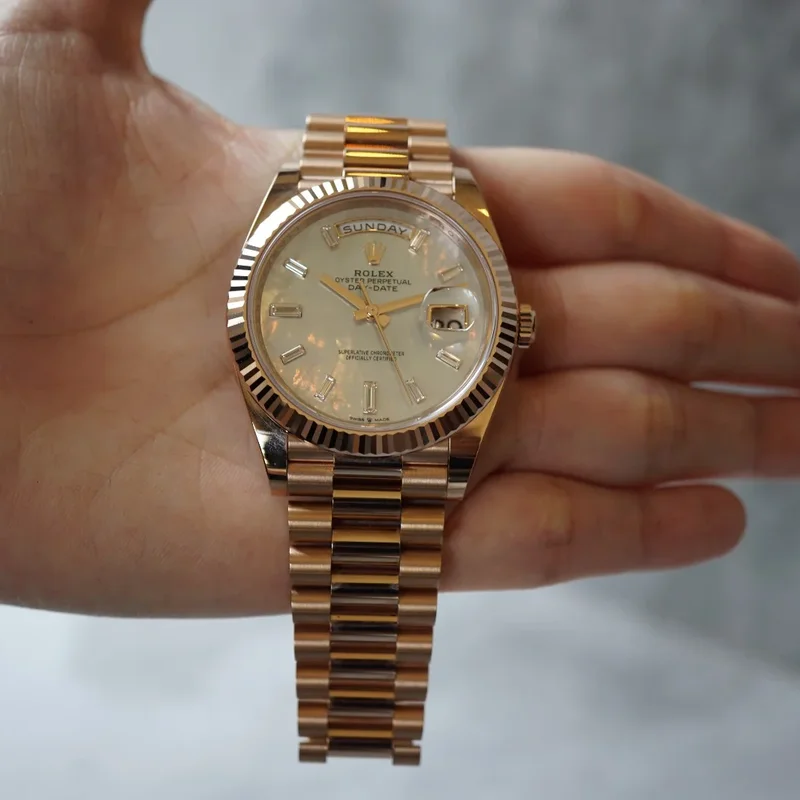 Day-Date 40 Everose / Sundust - Diamond