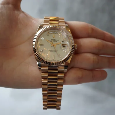 Day-Date 40 Everose / Sundust - Diamond