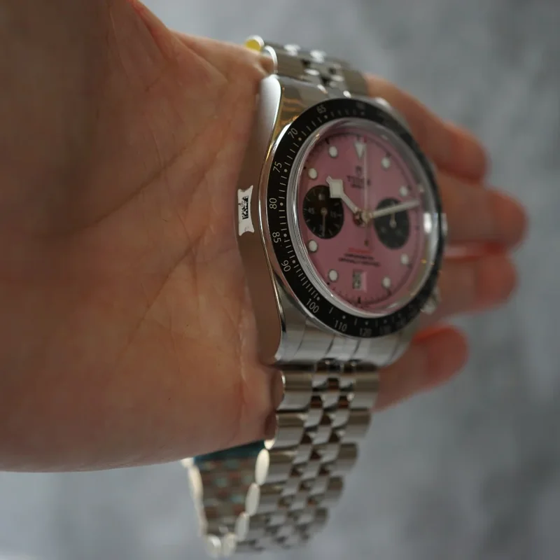 Thumb Heritage Black Bay Chronograph Pink / Bracelet