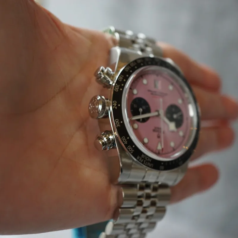 Thumb Heritage Black Bay Chronograph Pink / Bracelet