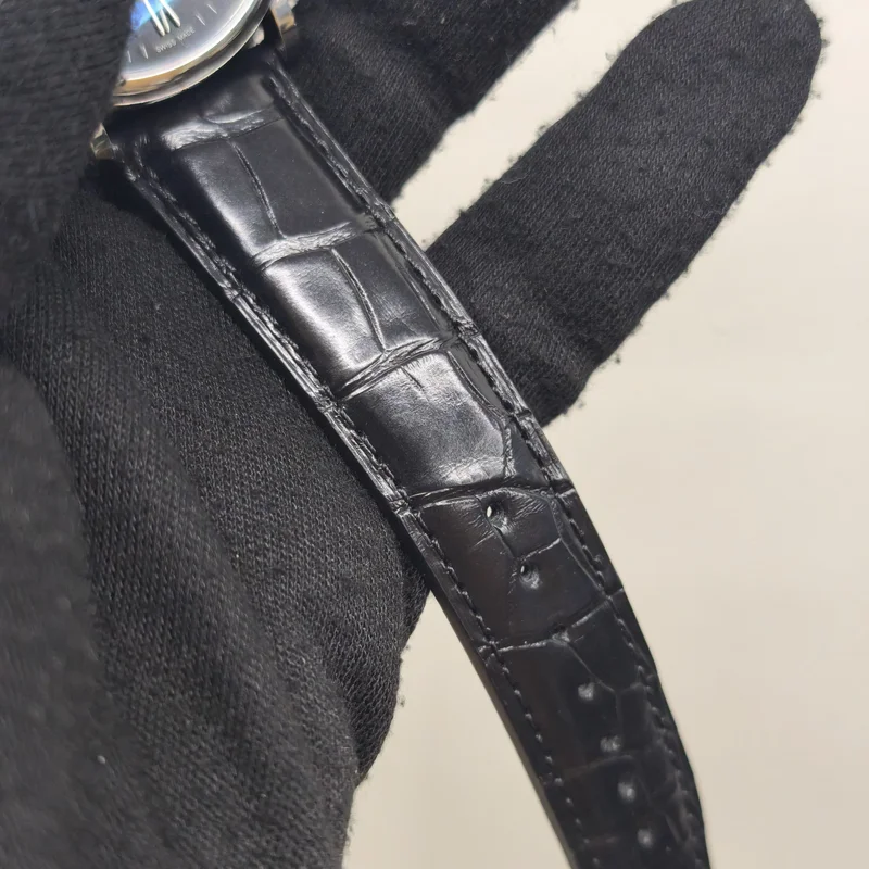 Thumb Portofino Automatic Stainless Steel / Blue / Alligator
