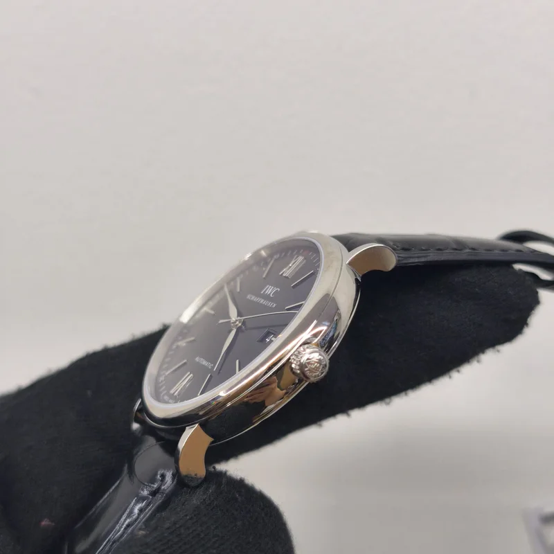 Thumb Portofino Automatic Stainless Steel / Blue / Alligator