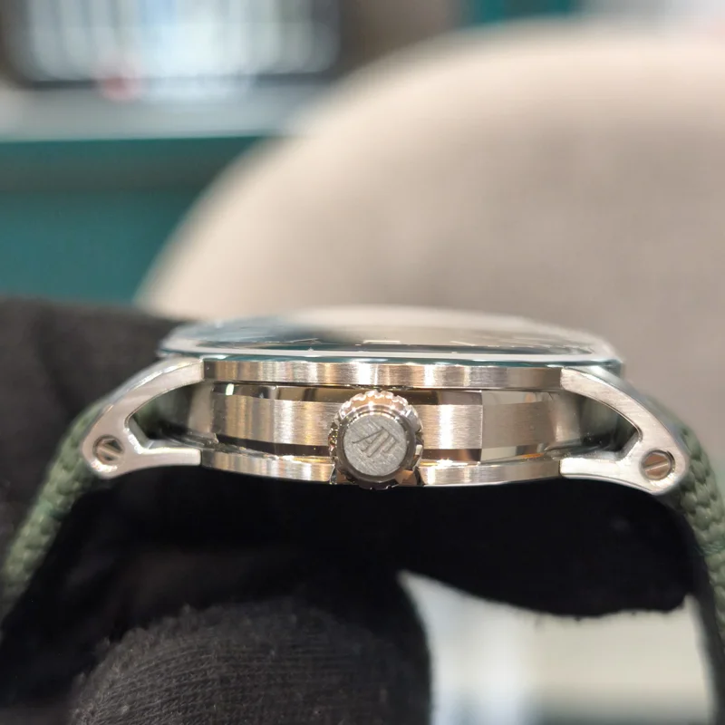 Thumb CODE 11.59 Automatic Stainless Steel / Green / Fabric