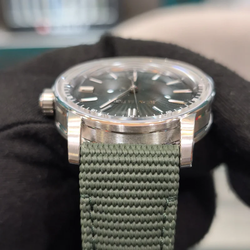 Thumb CODE 11.59 Automatic Stainless Steel / Green / Fabric