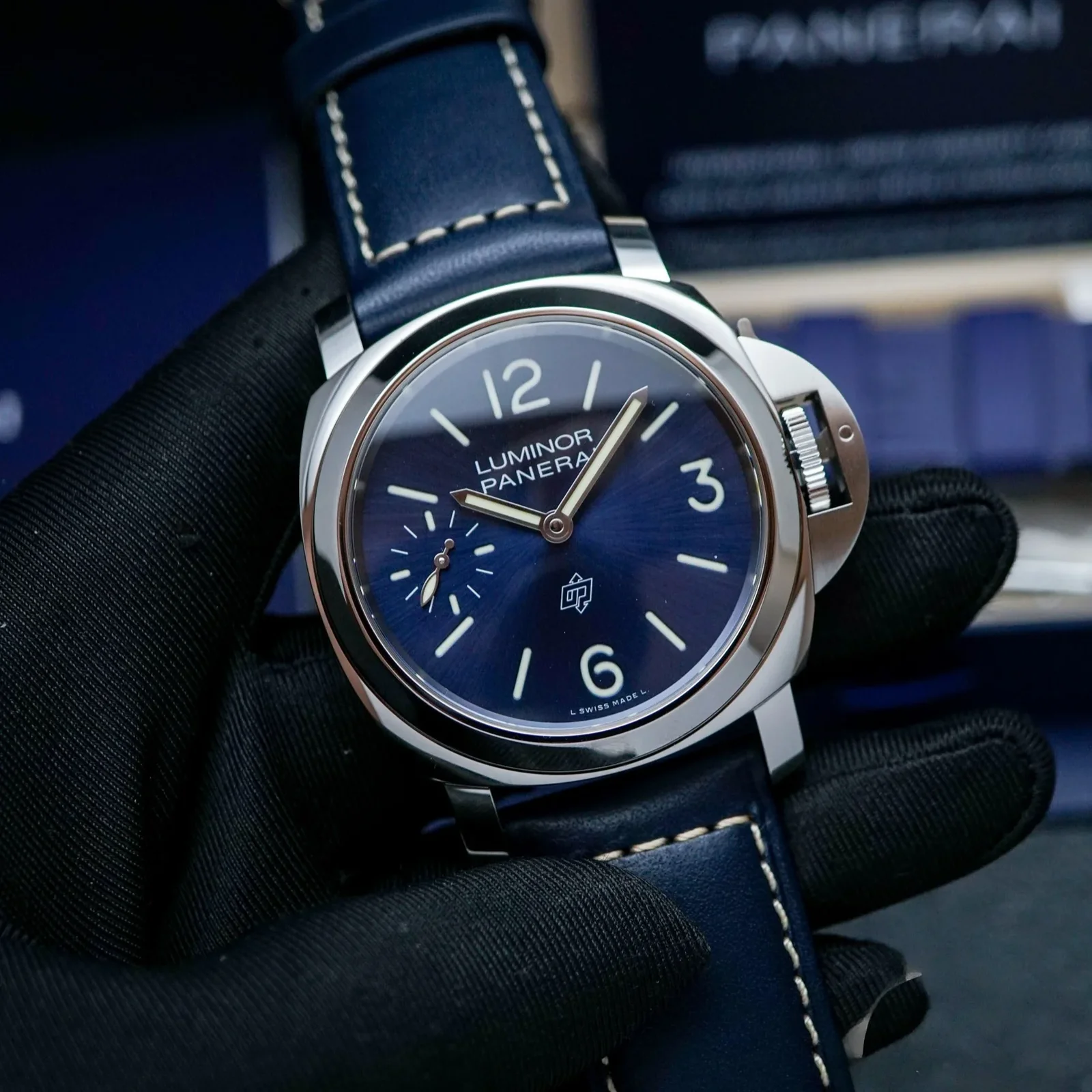 Luminor Marina Logo Blu Mare