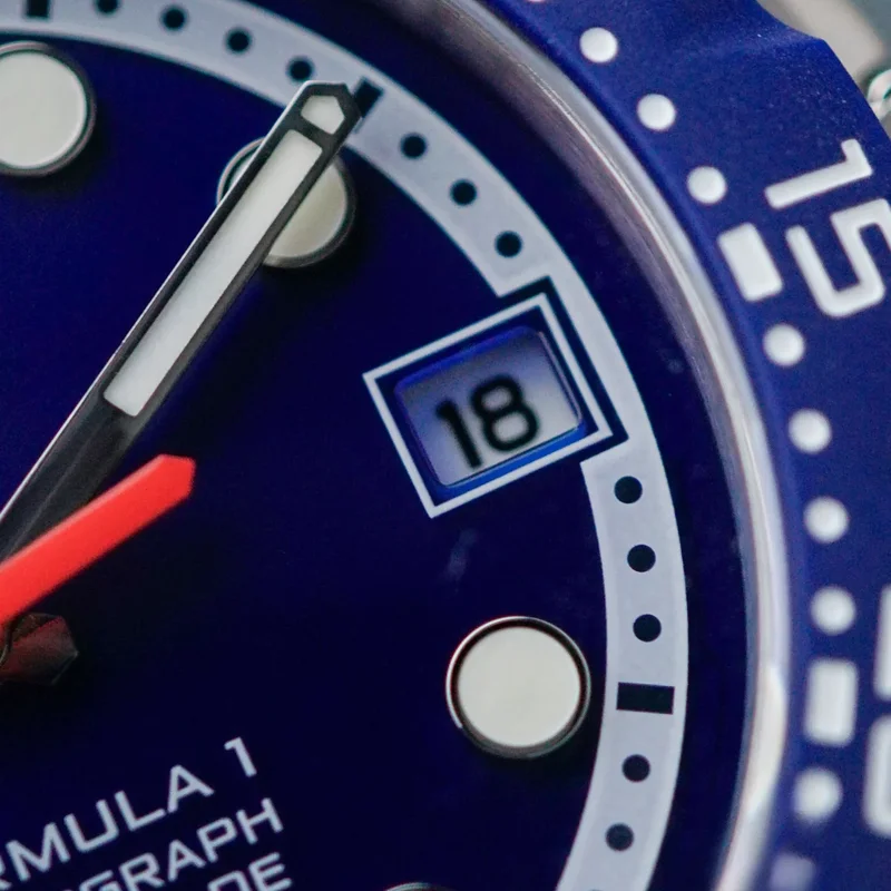 Thumb Formula 1 Solargraph 38 Stainless Steel / Blue