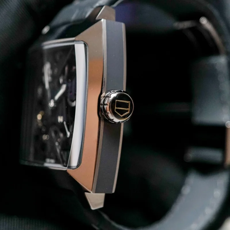 Thumb Monaco V4 Rare Limited Edition Skeleton Dial Automatic Titanium Ceramic Case 
