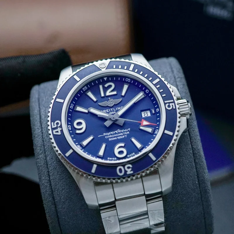 Superocean Automatic 42 Blue Dial Steel Bracelet