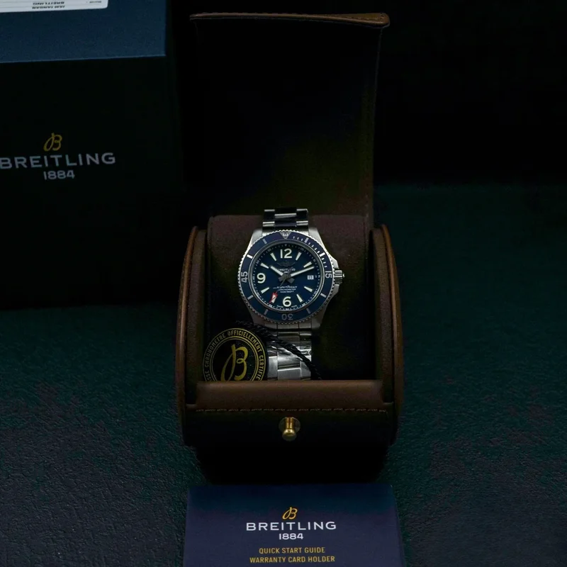 Thumb Superocean Automatic 42 Blue Dial Steel Bracelet