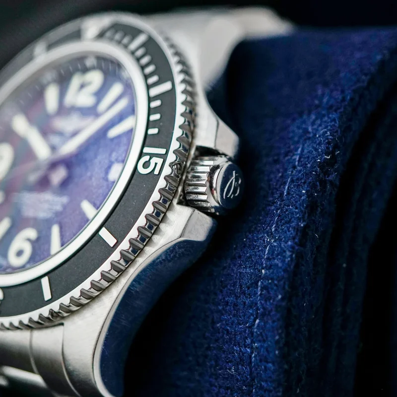 Thumb Superocean 42 Stainless Steel / Black / Bracelet / Japan