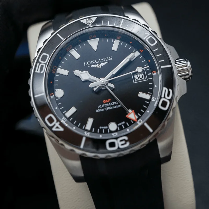 Hydroconquest GMT 41 Stainless Steel / Black / Rubber