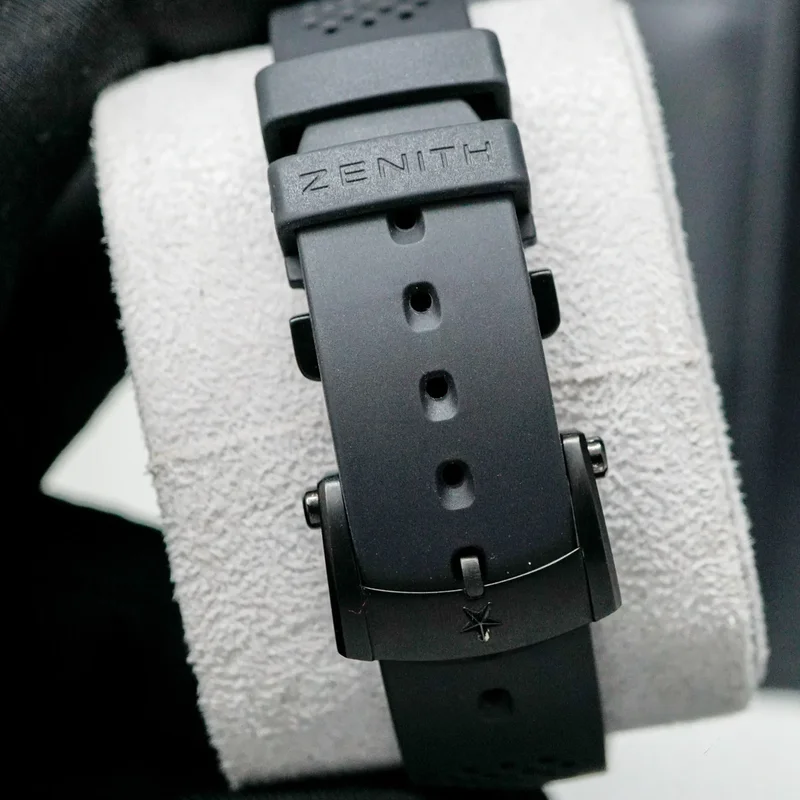 Thumb El Primero Chronomaster 42 Aluminium / Black / Rubber Strap
