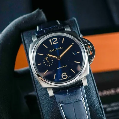 Luminor Due 42 Automatic Titanium/ Blue