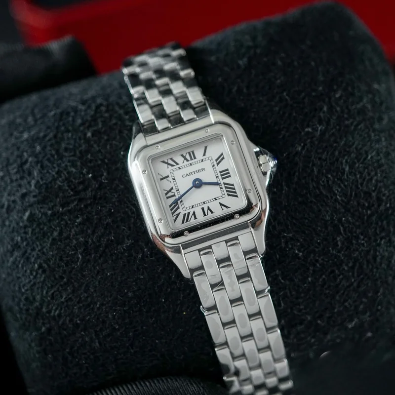Panthere Small Stainless Steel White