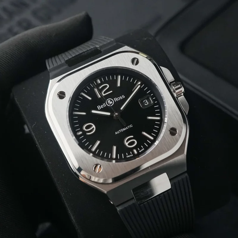 BR 05 Stainless Steel / Black / Rubber