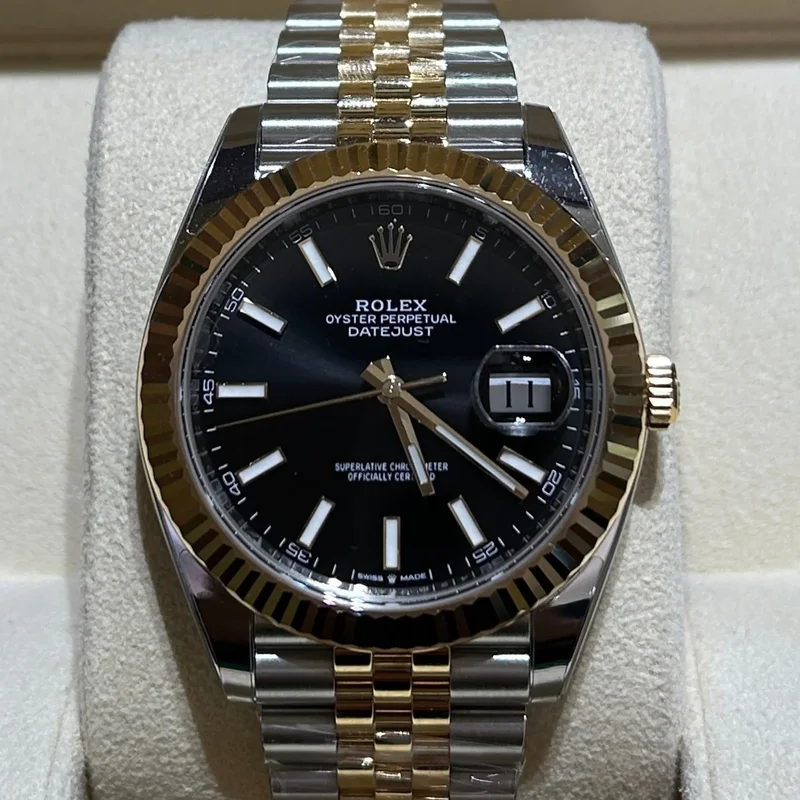 Datejust 41 Rolesor Yellow Fluted / Jubilee / Black