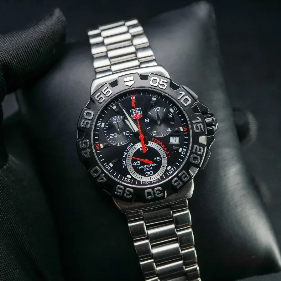 Formula 1 Quartz Chronograph 41 Steel / Black / Bracelet