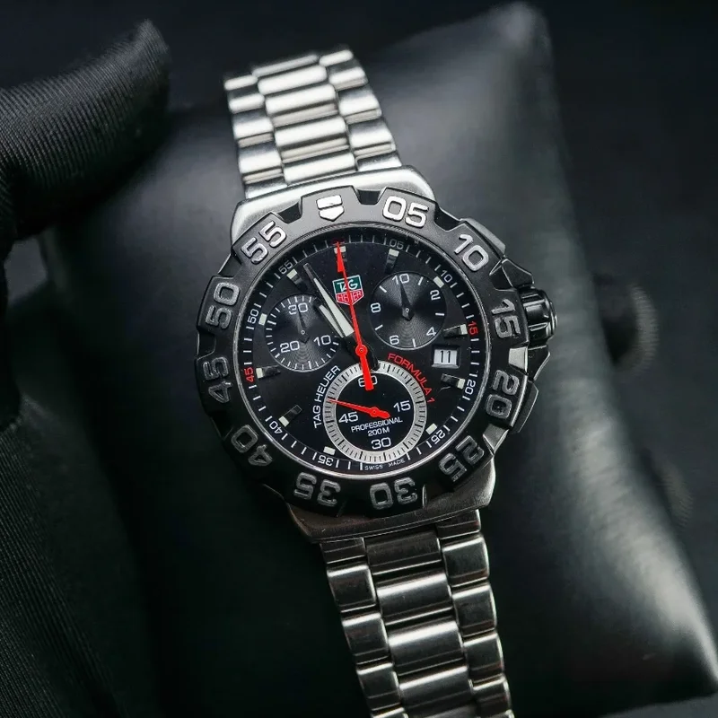 Formula 1 Quartz Chronograph 41 Steel / Black / Bracelet
