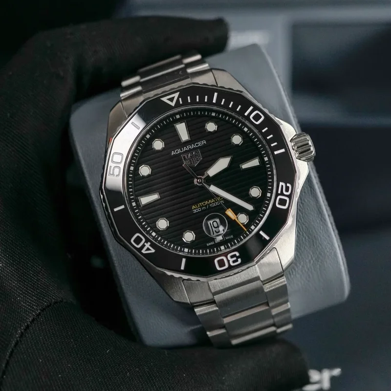 Aquaracer Professional 300 43 Stainless Steel / Black
