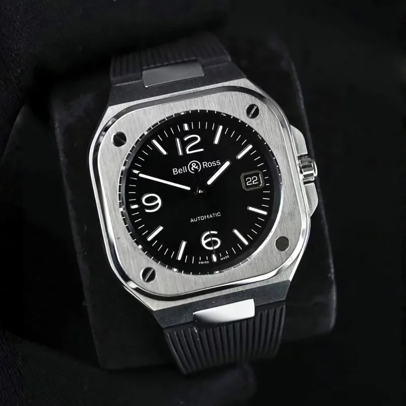 BR 05 Stainless Steel / Black / Rubber