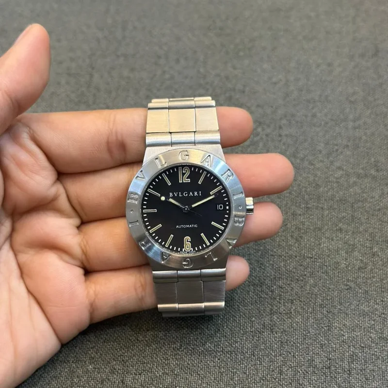 Thumb Diagono Automatic Stainless Steel / Black