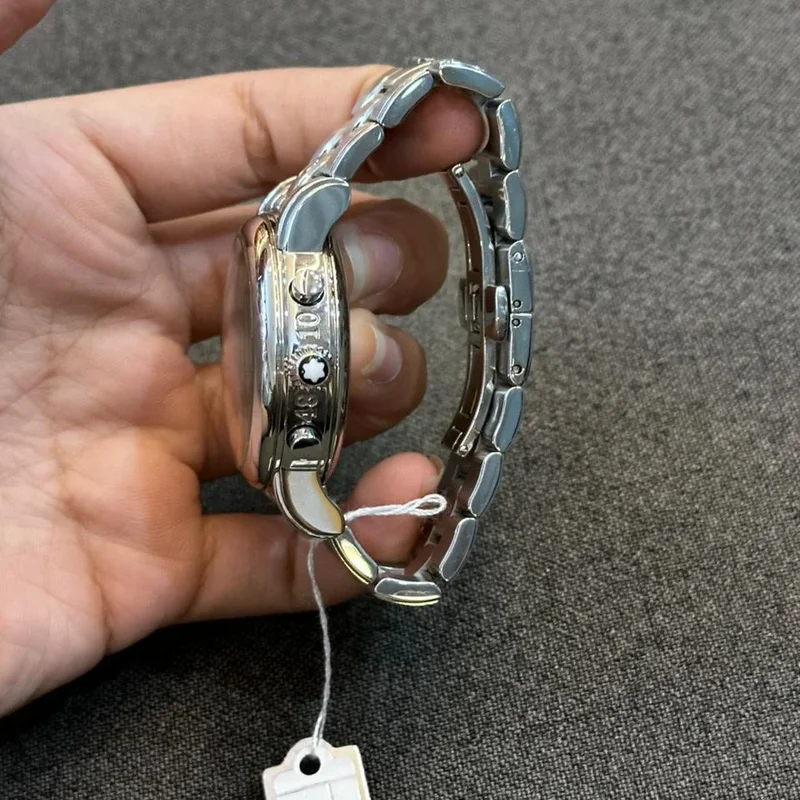 Thumb Meisterstuck Chronograph Stainless Steel / Blue