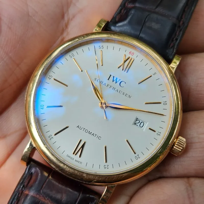 Thumb Portofino Automatic Red Gold / Silver