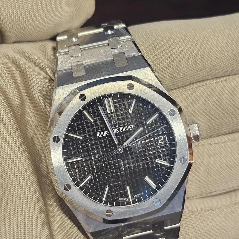 Royal Oak 15500 Stainless Steel / Black