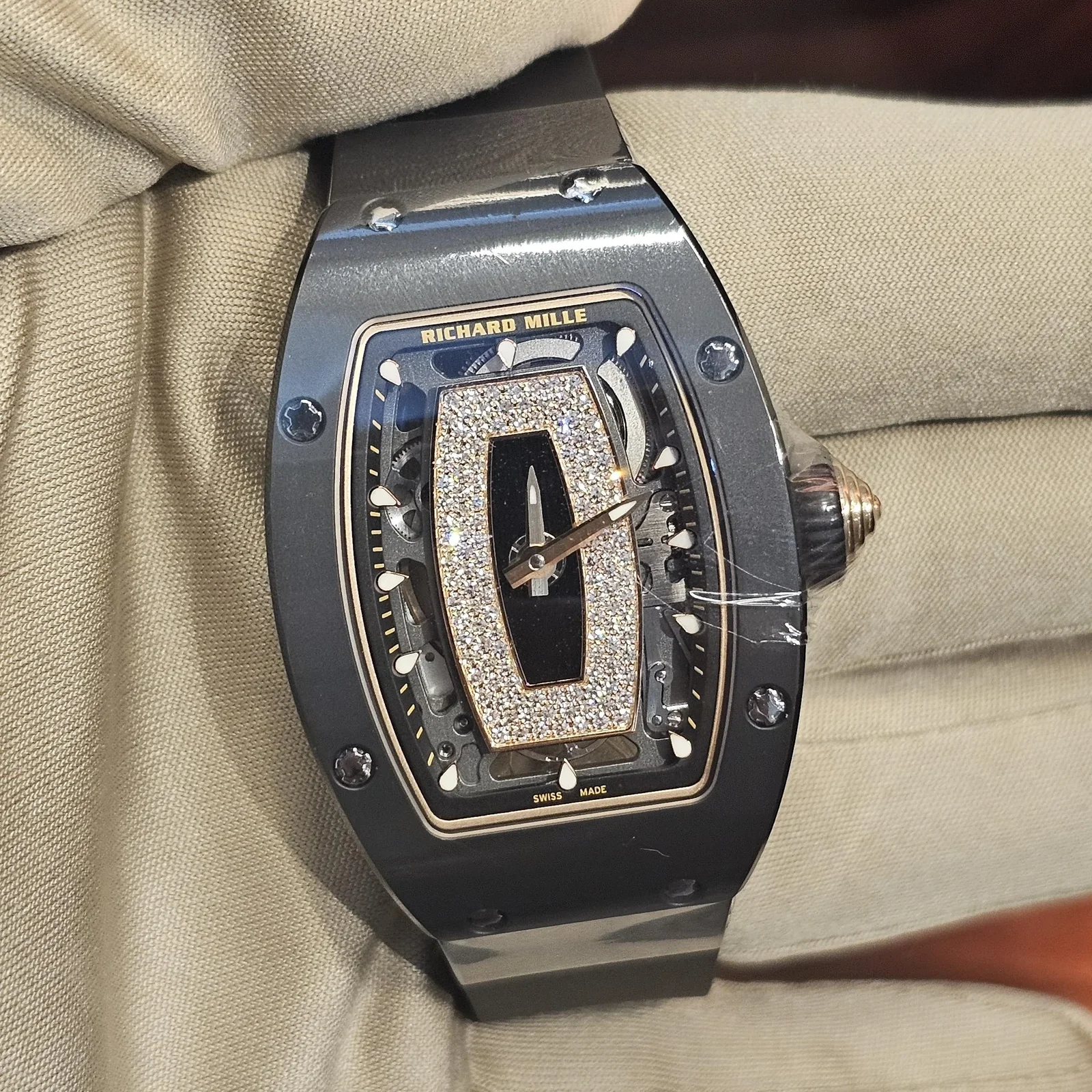 RM07-01 Automatic Black Ceramic Onyx