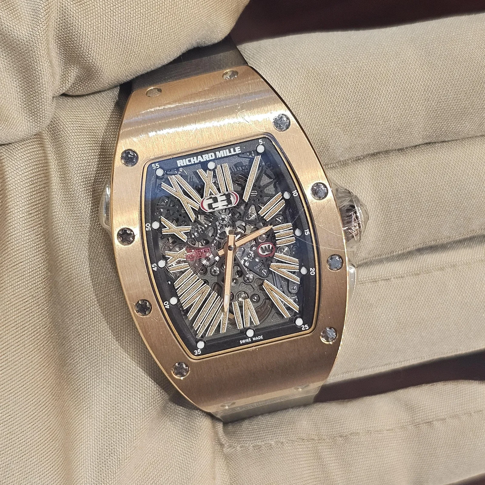 RM037 Automatic Rose Gold
