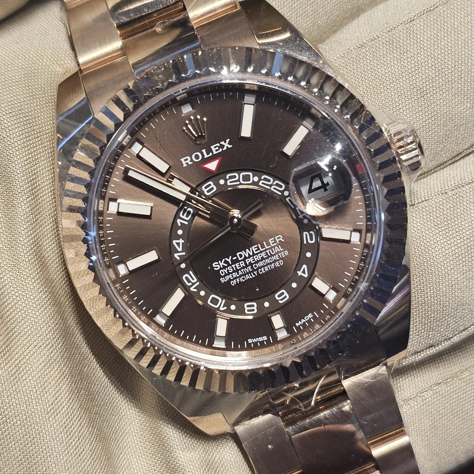 Sky-Dweller Everose / Chocolate