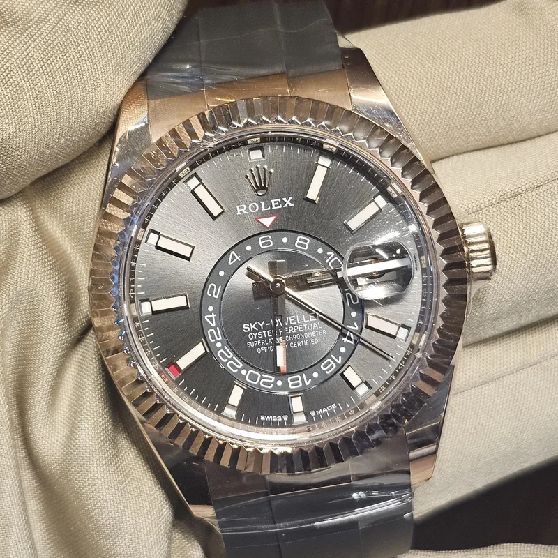 Sky-Dweller Everose / Slate / OysterFlex